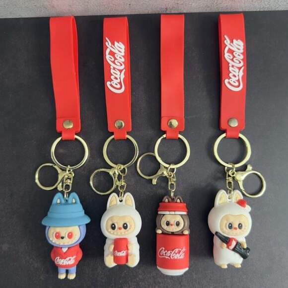 Mystery Other - Monster Keychain Bundle (4-Pack) Labubu Style Collectible